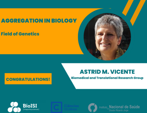 Astrid Moura Vicente obtained her professorship aggregation in Biology at Ciências ULisboa