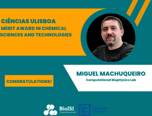 Miguel Machuqueiro was distinguished with the merit award in Chemical sciences and tecnhologies from Ciências ULisboa